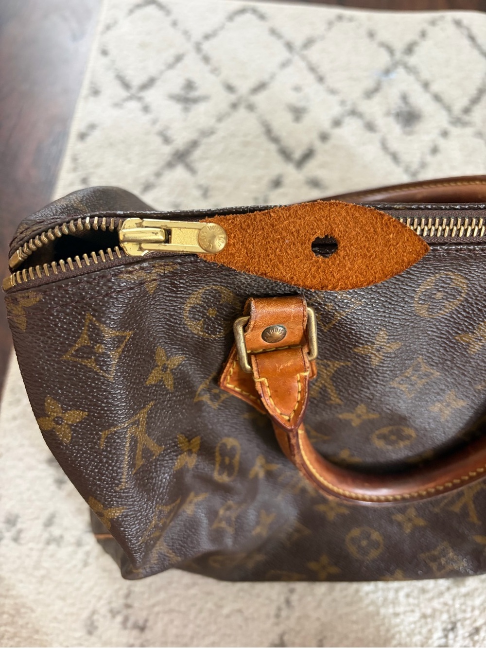 Louis Vuitton Speedy 30 Monogram Canvas Bag - Vintage - Picture 6 of 12